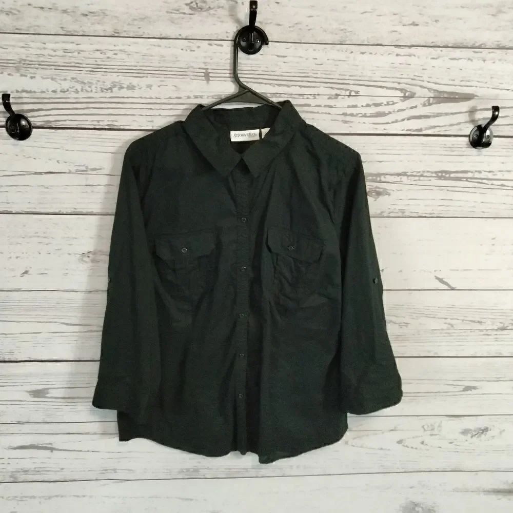 "St. John's Bay" woman's button down shirt